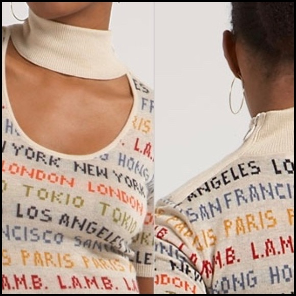 Gwen Stefani LAMB Runway turtleneck cashmere top - Picture 3 of 8